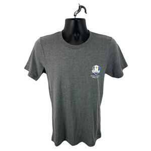 Ryder Cup 2023 Graphic Tee NEW Size Small Grey Marco Simone Rome, Italy